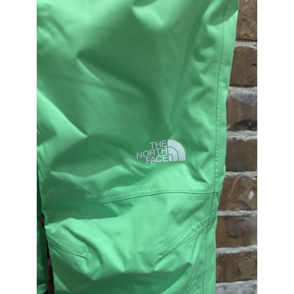 NWT The North Face Kid's Size 4 Freedom Insulated Bib CHLOROPHYLL GREEN Snowsuit